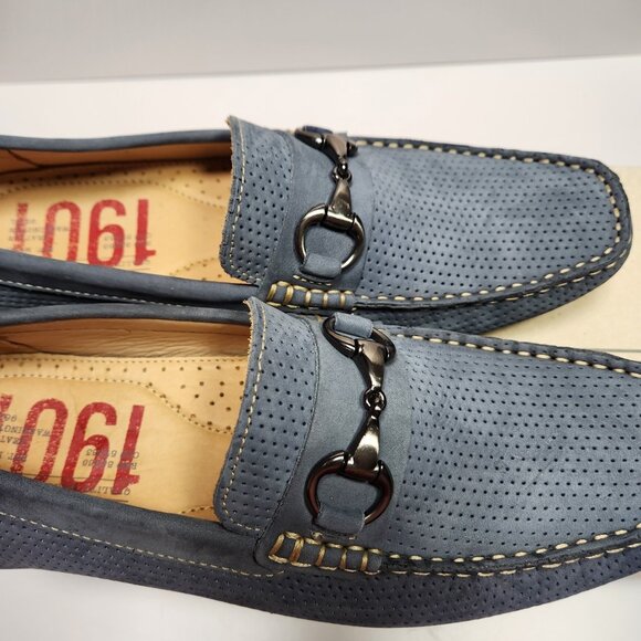 1901 Nordstrom Suede Driving Mocs Loafers MStorino Horse Bit Shoes Men’s 8.5 M - Picture 10 of 15